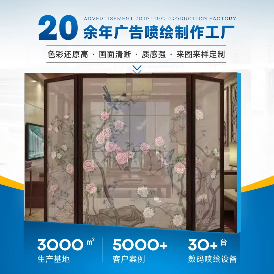 Шантинная УФ-струйная компоновка декоративная фоновая ткань рекламный баннер рекламный баннер