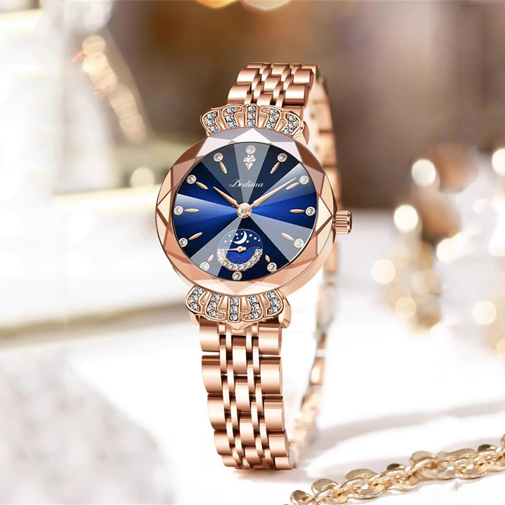 Elegant Geometric Jewelry Buckle Quartz Women's Watches display picture 6