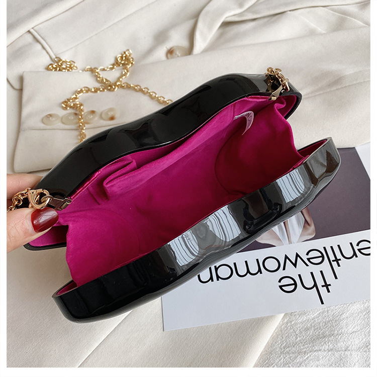 240g Weight Polyester Lining Material Buckle Closure Type Single Shoulder Strap Strap Type Pu Leather Material Solid Color Pattern Streetwear Style Square Shape Red, Gold, Silver, Champagne, Black Color Medium Size Medium Pu Leather Streetwear 34