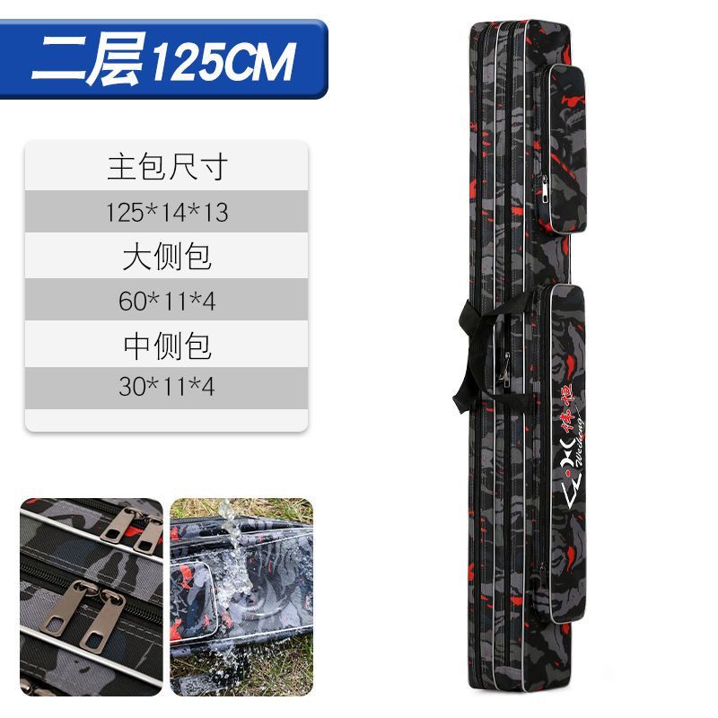 多機能釣具バッグ、釣竿バッグ、釣具バッグ、海竿収納バッグ、多機能防水、持ち運び可能、背負い可能な釣具バッグ、シルクフラワー|undefined