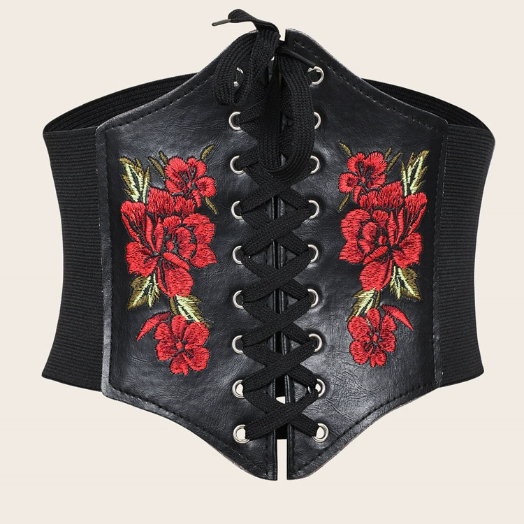Brace, fashionable summer waist belt, summer clothing, European style, french style