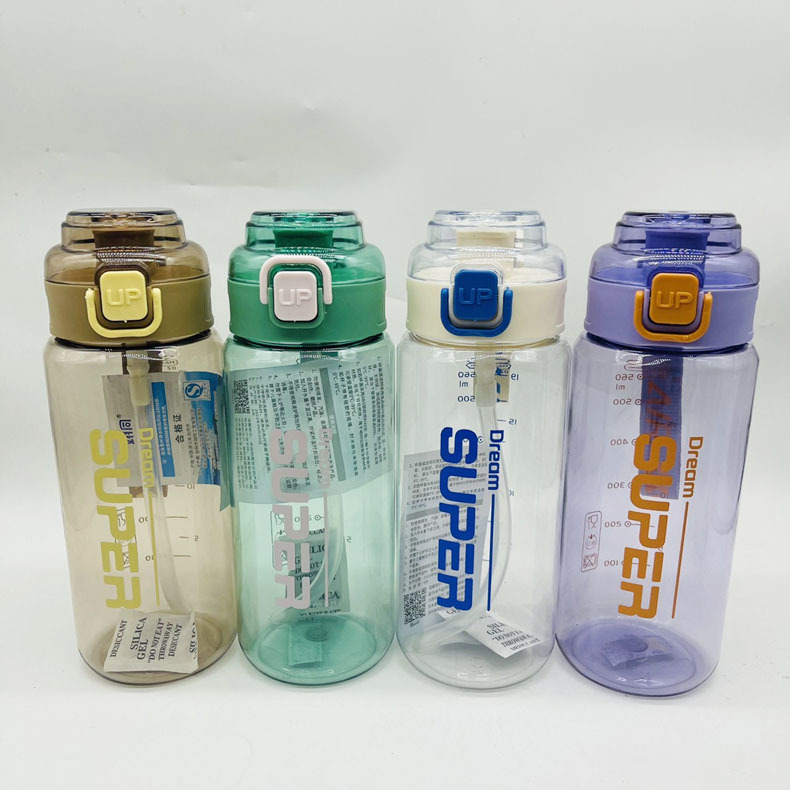 Yitong nuevo producto taza de plástico simple taza de plástico de calidad de moda-SUPER impresión de letras taza de plástico taza portátil al aire libre