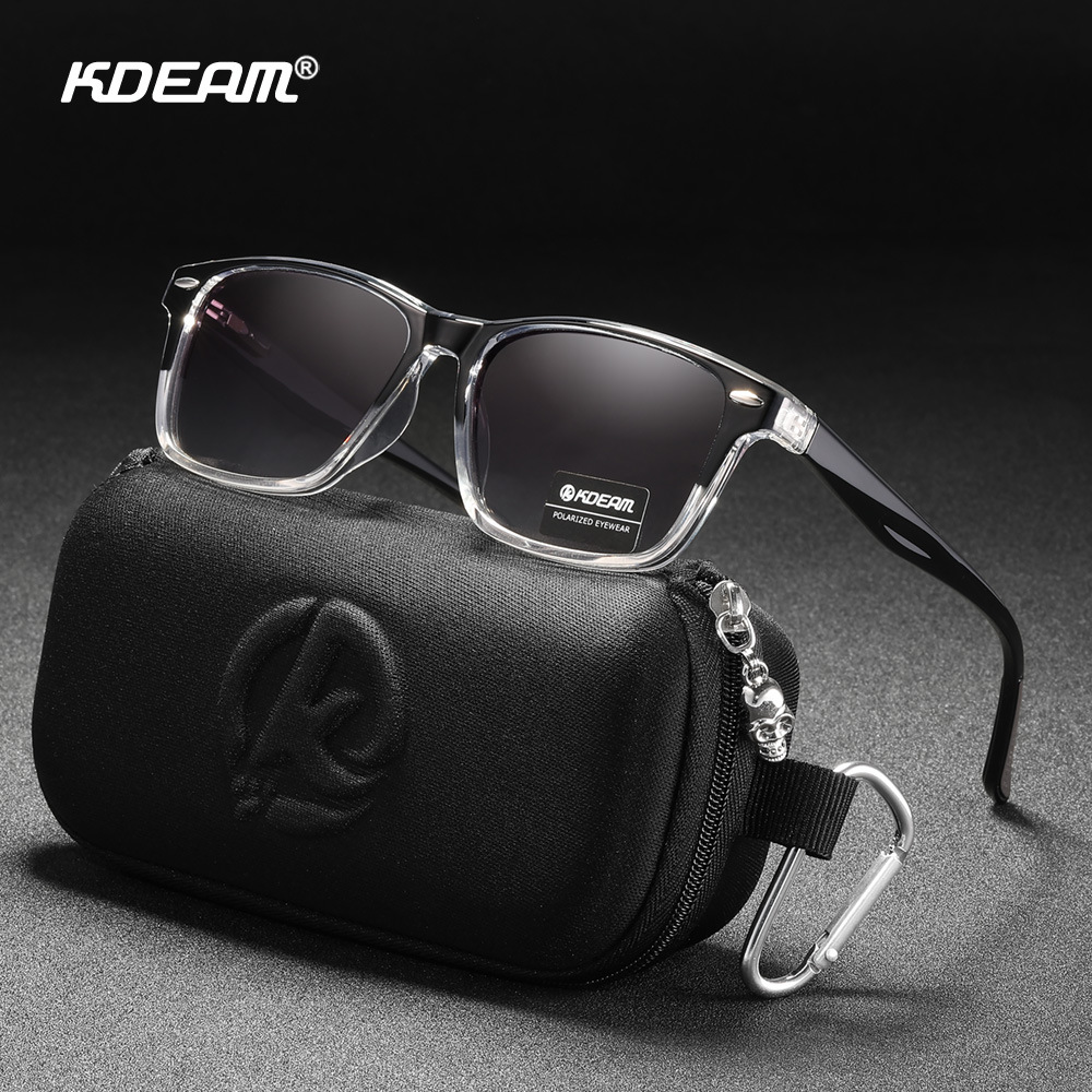 New style logo free sunglasses, casual square polarized sunglasses, TR90 outdoor driving glasses, KD398_voghion.com