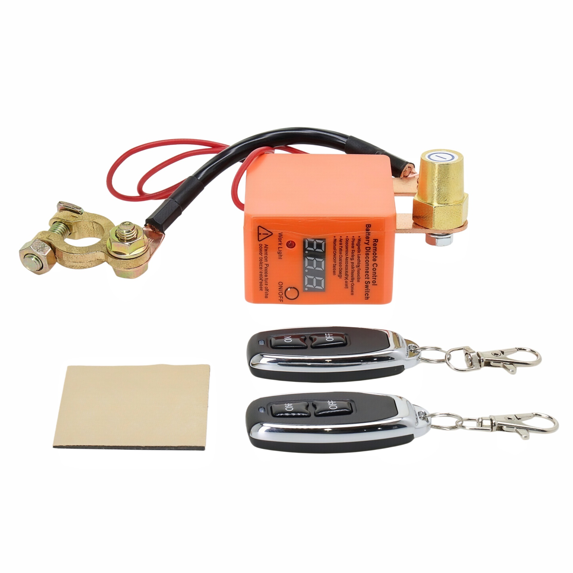 Car battery disconnector remote control manual integrated voltage digital display intelligent power-off switch 12V24V power switch