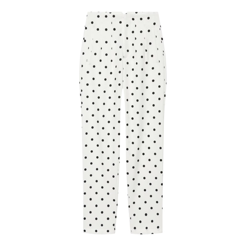 Unizera Women's Clothing 2026 Summer New Slim-Fit Fashionable Polka Dot Casual High-Waisted Ankle-Length Pants for Women 1478931 Unizera Women's Clothing 2026 Summer New Slim-Fit Fashionable Polka Dot Casual High-Waisted Ankle-Length Pants for Women 1478931