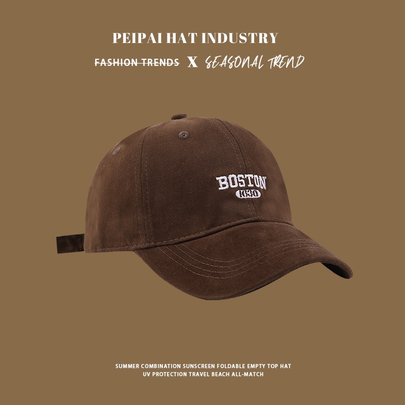 Embroidered BOST Baseball Cap py Coffee