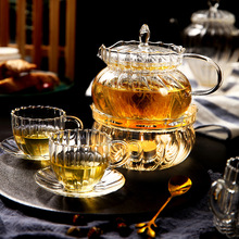 歐式創意玻璃泡茶壺茶具套裝帶過濾家用花茶壺泡茶器茶杯玻璃杯碟