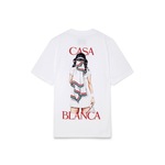 原创新品 casablanca 2024  网球人像 字母男女欧美潮短袖T恤