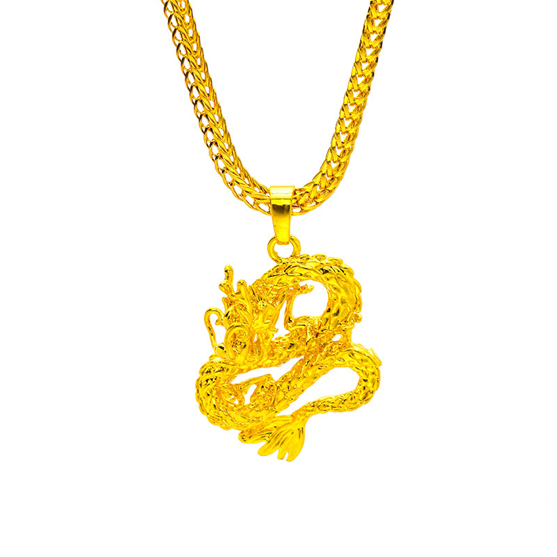 Unisex Jewelry Fashion necklace 60cm long chain fox tail chain_voghion.com