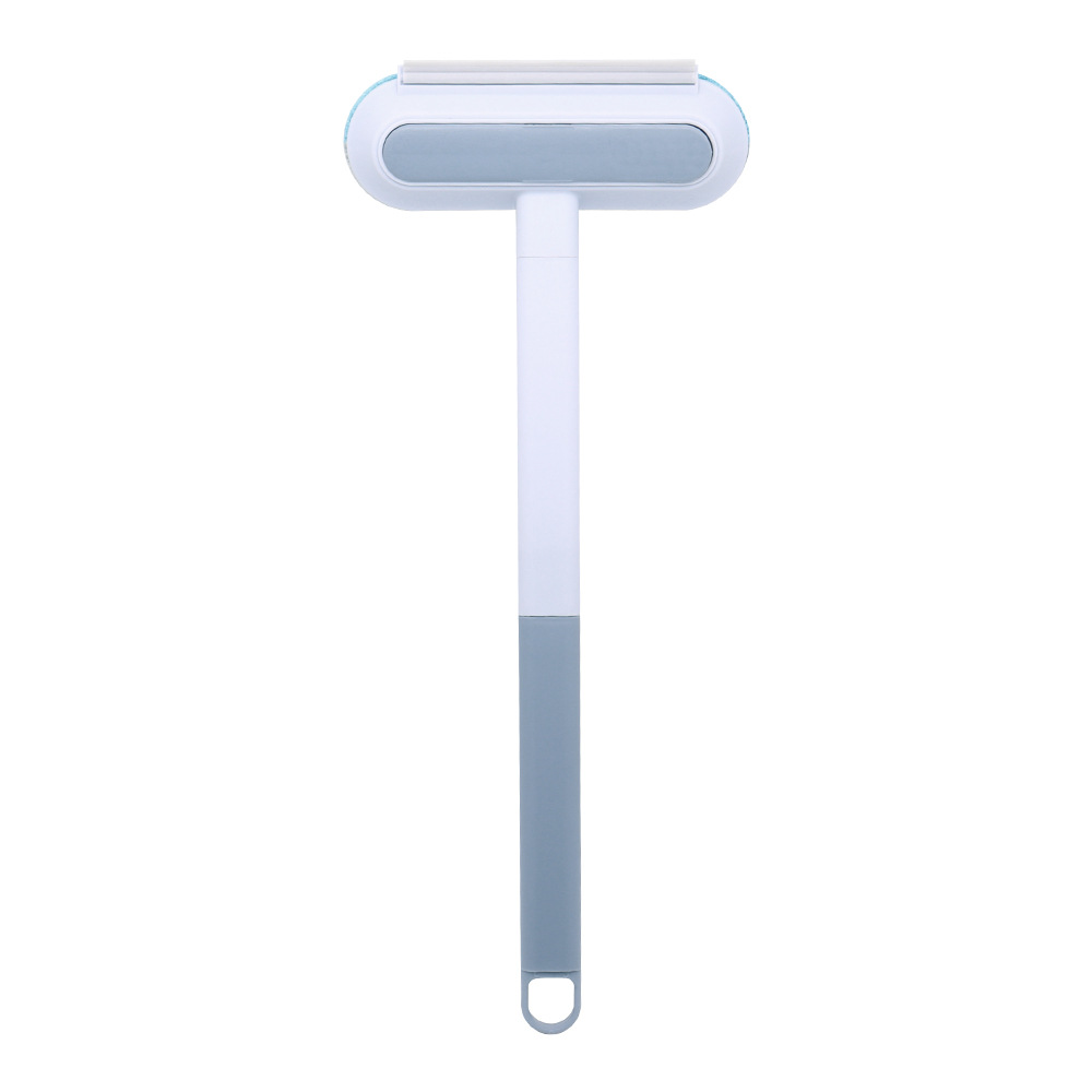 Dispositivo de depilación para mascotas multifuncional Cepillo de pelo para gatos electrostático de mango largo desmontable Cepillo de eliminación de pelo artefacto de limpieza de alfombras al por mayor