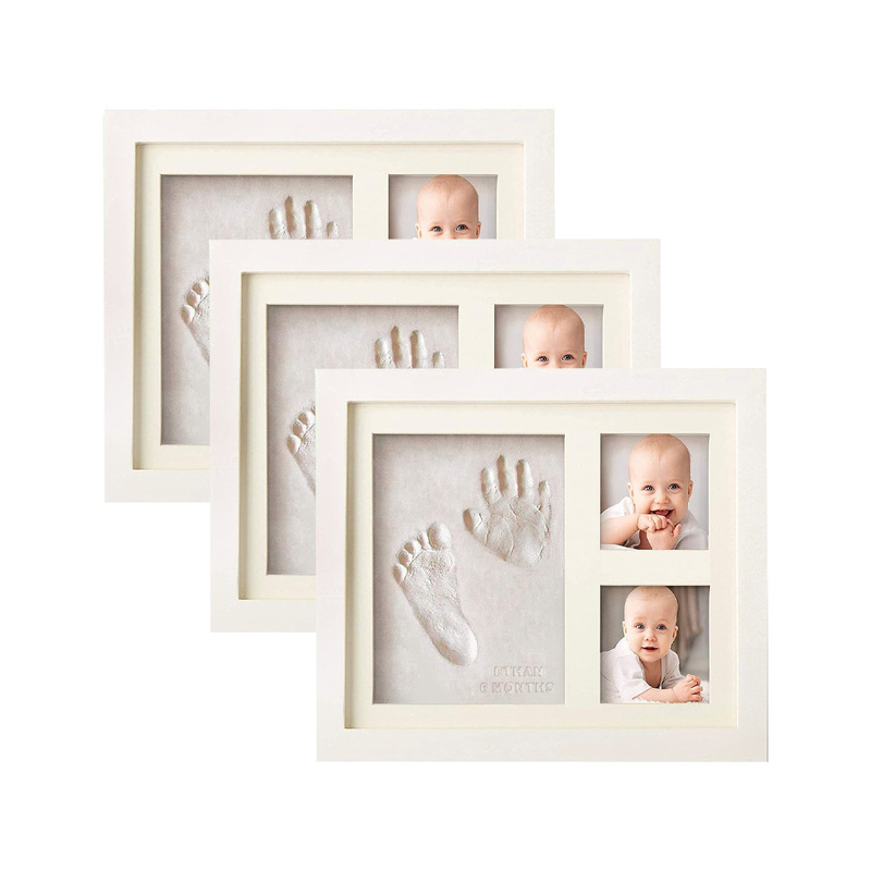 Handmade Cross-Border Pet Baby Couple Cat and Dog Hand and Foot Print Ink Printing Mud Clay Commemorative Photo Frame