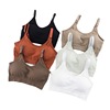 Japanese breast tightener, underwear, sports bra, top with cups, tube top, with little bears