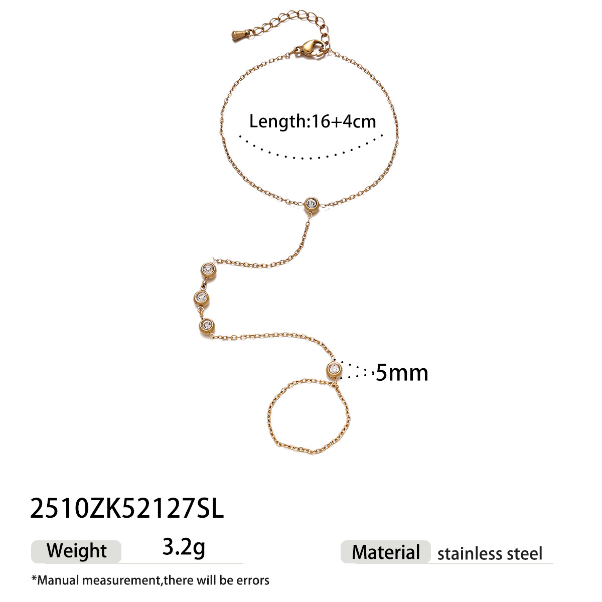 Tina Europa y América collar de acero inoxidable para mujeres no se desvanece diseño versátil sensación de collar de clavícula brazalete conjunto de joyería caliente image 7