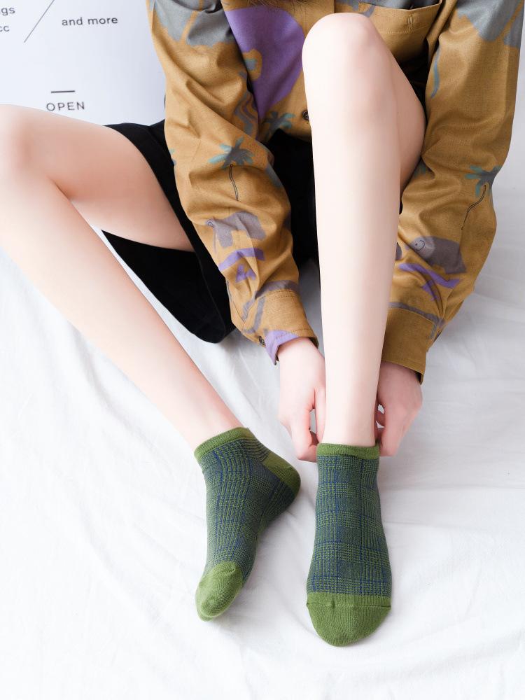 color matching fashion boat socks NSFN31852