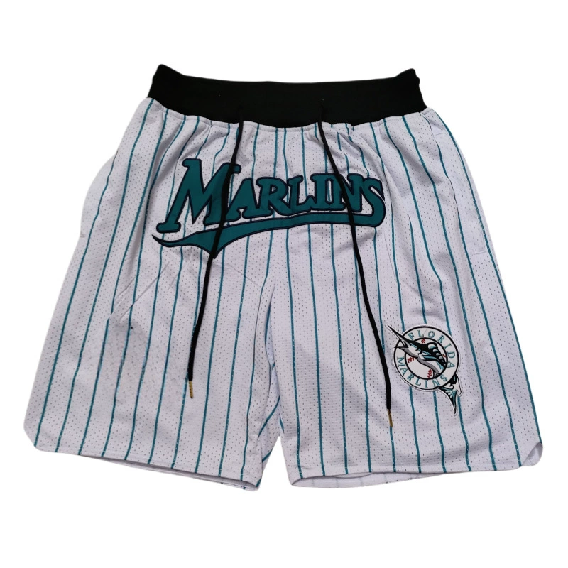 Шорты (JD) в стиле MLB/NFL, с вышитыми логотипами, лёгкие и дышащие, S–XXL