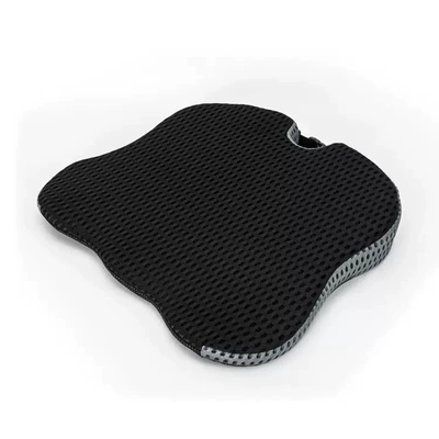 Memory Foam Car Seat Cushion with Straps, Long-Term Sitting Without Fatigue, Heightening Cushion, Office Chair Cushion, Memory Foam Car Cushion (Seat cushion, seat cover) - black-474275