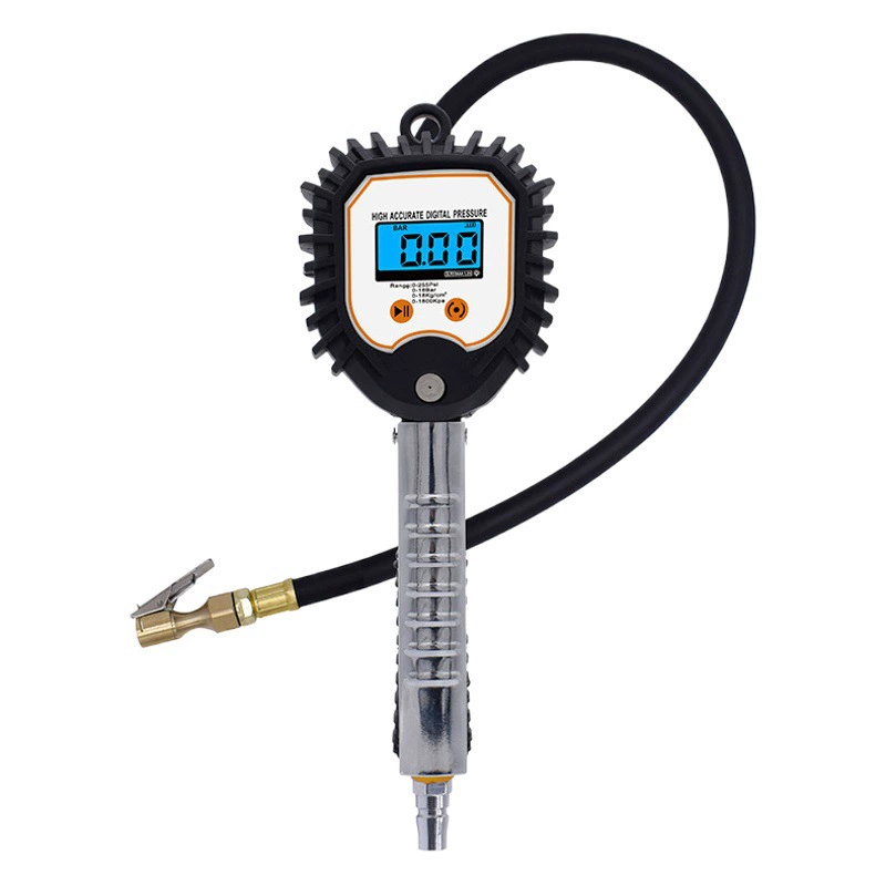 Оптовый манометр для шин от производителя, манометр для измерения давления воздуха в шинах, монитор давления в шинах с насосом для подкачки