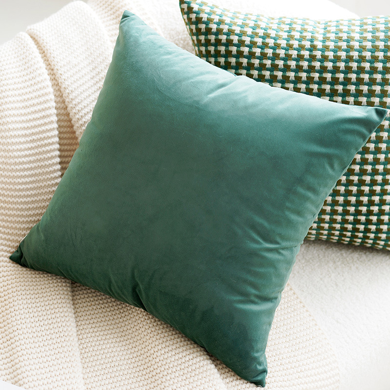 緑のオリーブの緑の抱き枕カバー北欧の軽い贅沢な高級感のレトロなソファーのリビングルームの枕のベッドのクッションの現代|undefined