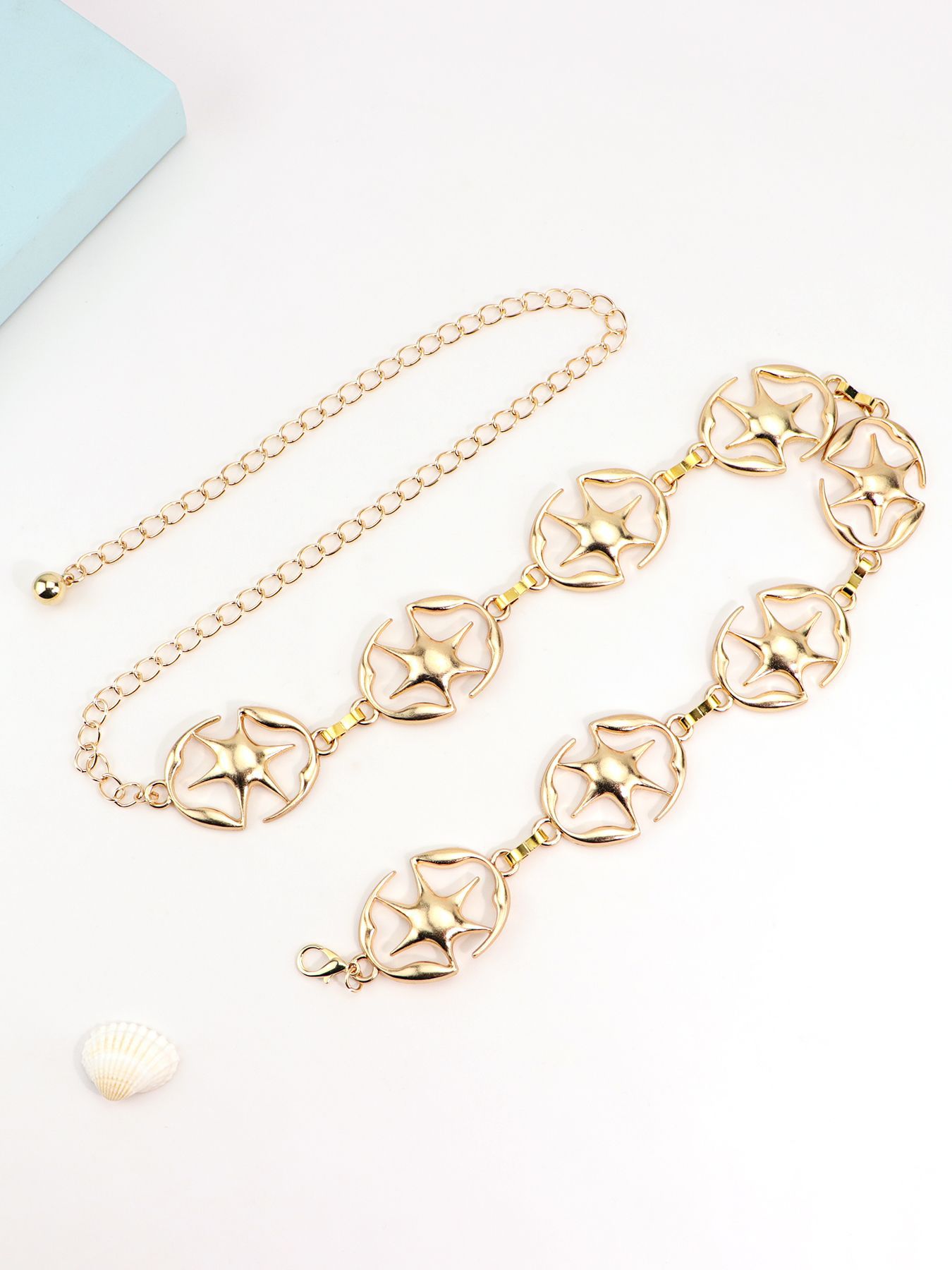Cross-Border For Women, Niche High-End Chain, Fashionable Versatile Dress Metal Hollow Out Accessory Waist Chain_voghion.com