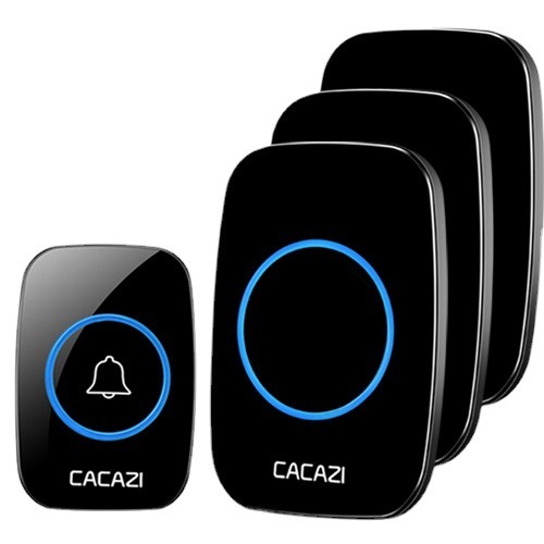 A10 Wireless Long-Range Villa Home Doorbell Dual/Triple Push Button Entry Call Bell Elderly Call Reminder