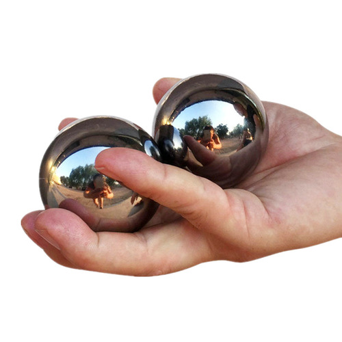 Baoding Iron Ball Solid Steel Ball Fitness Ball Handball Middle-aged and Elderly Healthy Ball Players Play Massage Ball Players Turn Ball Wholesale