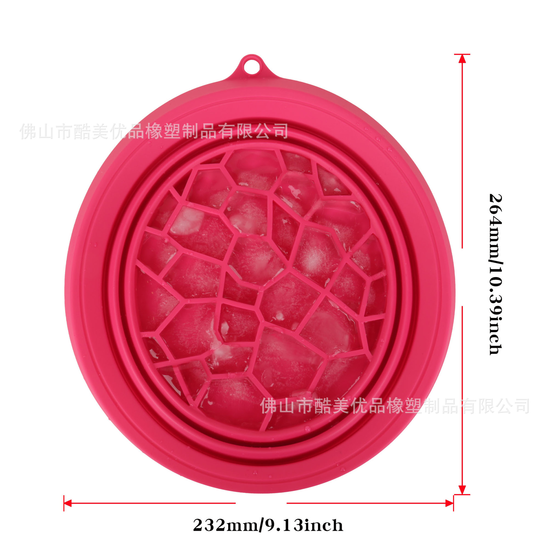 Lavabos transfronterizos portátiles con rejilla de hielo plegable belleza lavabos de hielo portátiles de silicona refrigeración de viaje doméstico