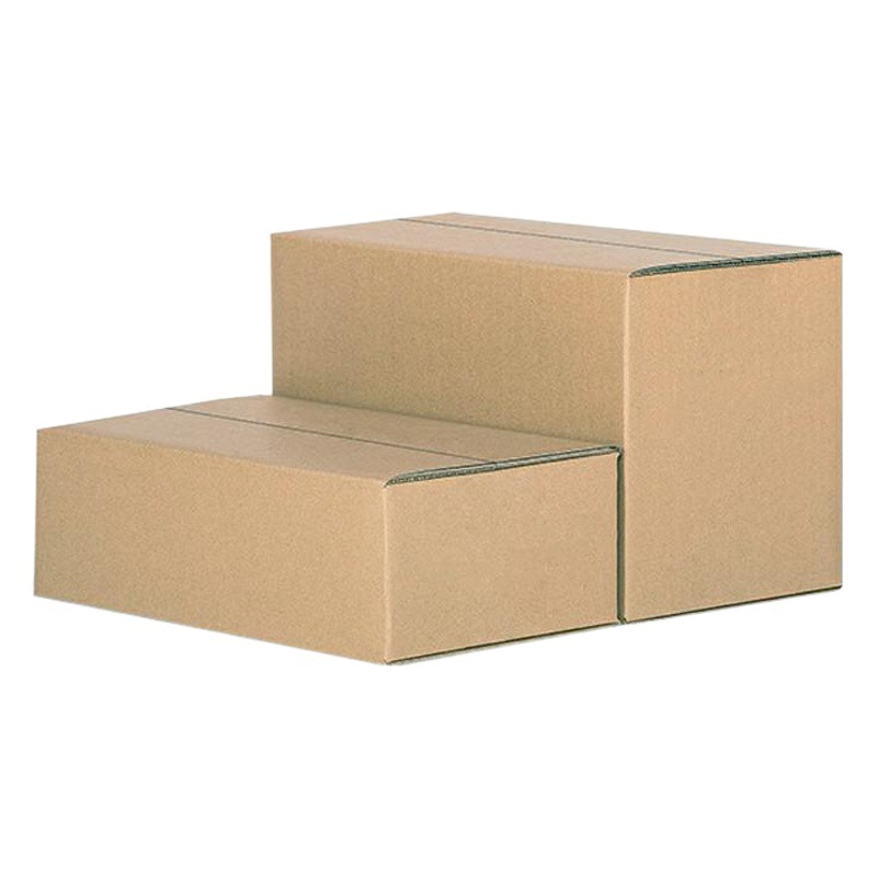 Caja de embalaje de cartón pequeño de media altura, caja de mensajería, caja de mensajería, caja de embalaje rectangular plana extra dura de tres capas, spot al por mayor