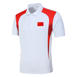 Summer Couple Short-Sleeved T-Shirts for Men and Women with Lapels, Short Half-Sleeved National Team Sportswear, Taekwondo T-Shirts, Wholesale Printing
