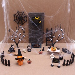 Dollhosue人形屋ミニかぼちゃの精霊アクセサリーBJDミニチュアハロウィーンシーン小道具モデル