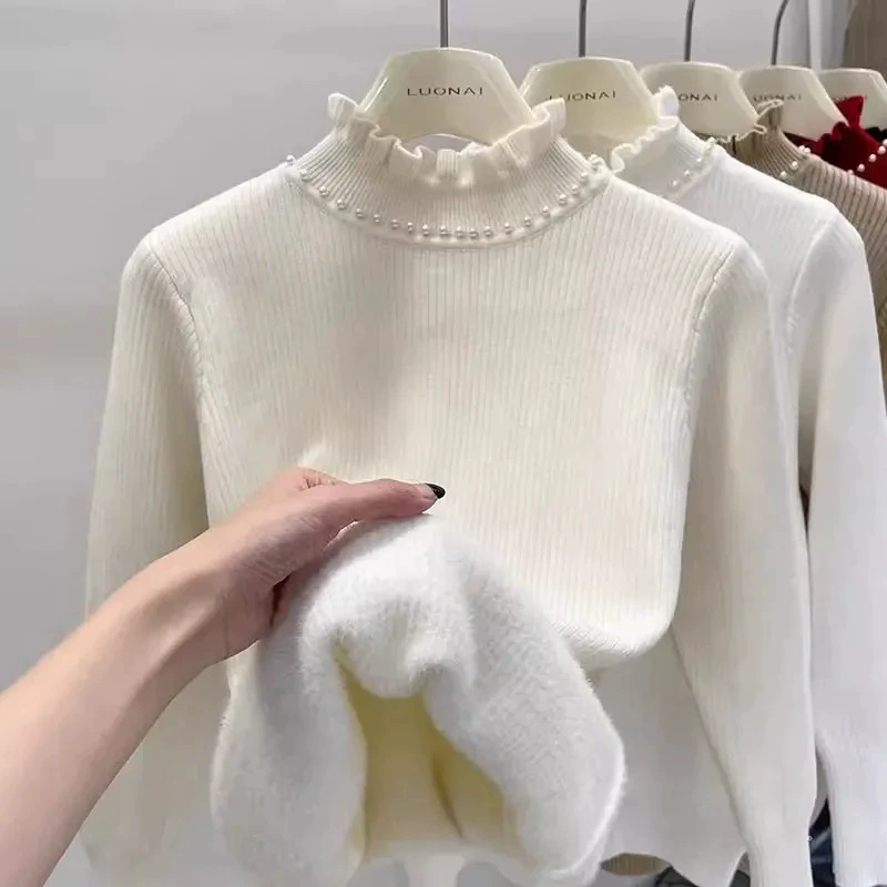 Осенний и зимний новый деревянный ушной бисер