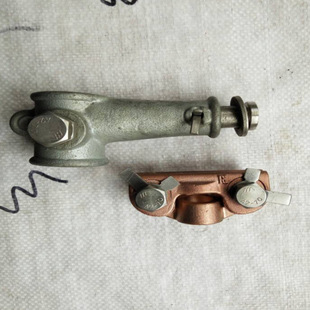 Railway Contact Network Hardware Accessories Double-Ear Type Supporting Wire Terminal Anchor Clamp Contact Wire Fixed Clamp