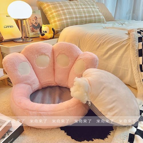 Cat claw cushion on the ground lazy sofa tatami bedroom home balcony bed side rug office long sitting