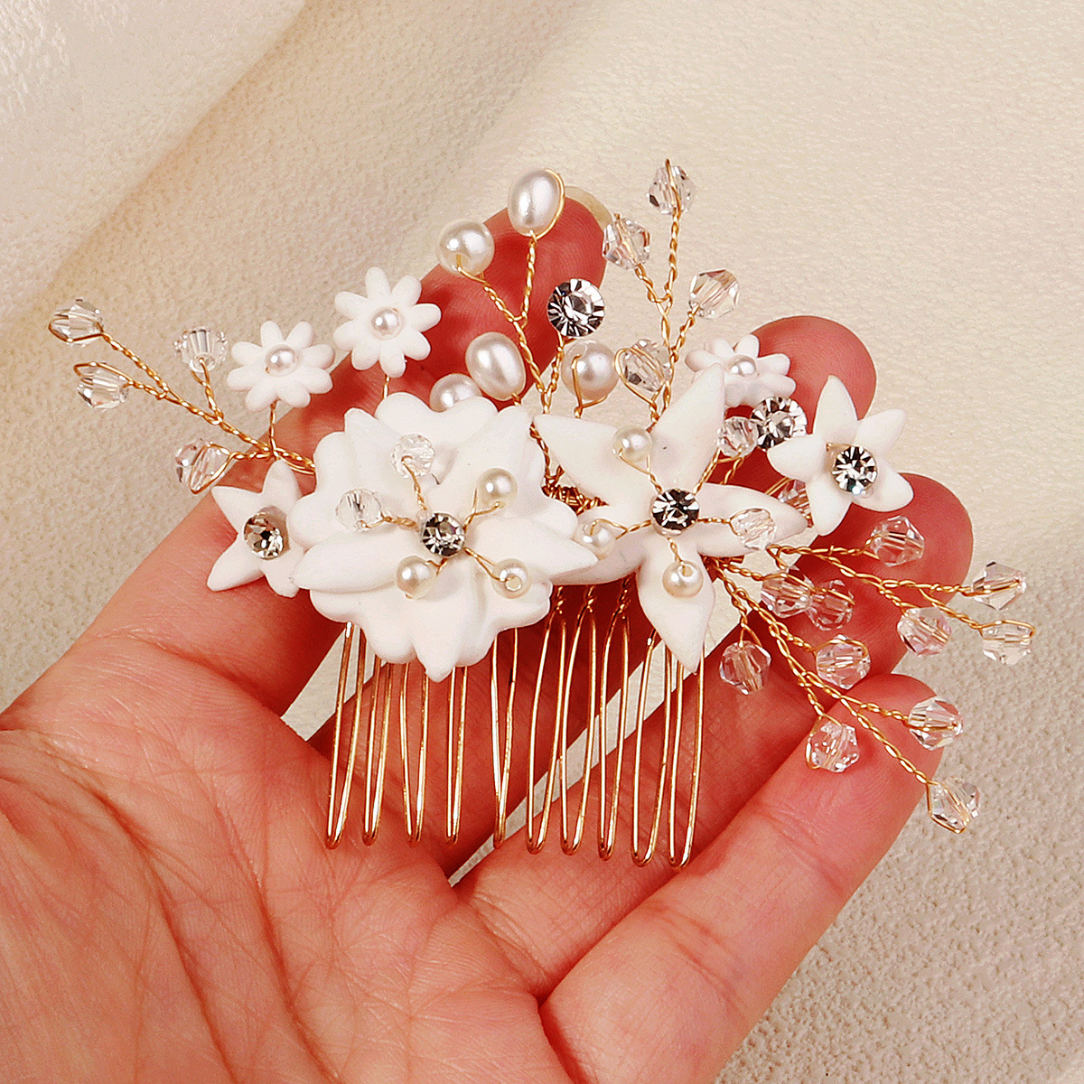 All Seasons Season Women's Gender Vacation Women's Flower Alloy Hair Clip