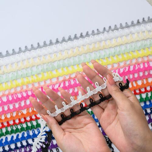 P616 black and white elastic button tab lace button collar removable hood collar buckle strap elastic buckle button pearl