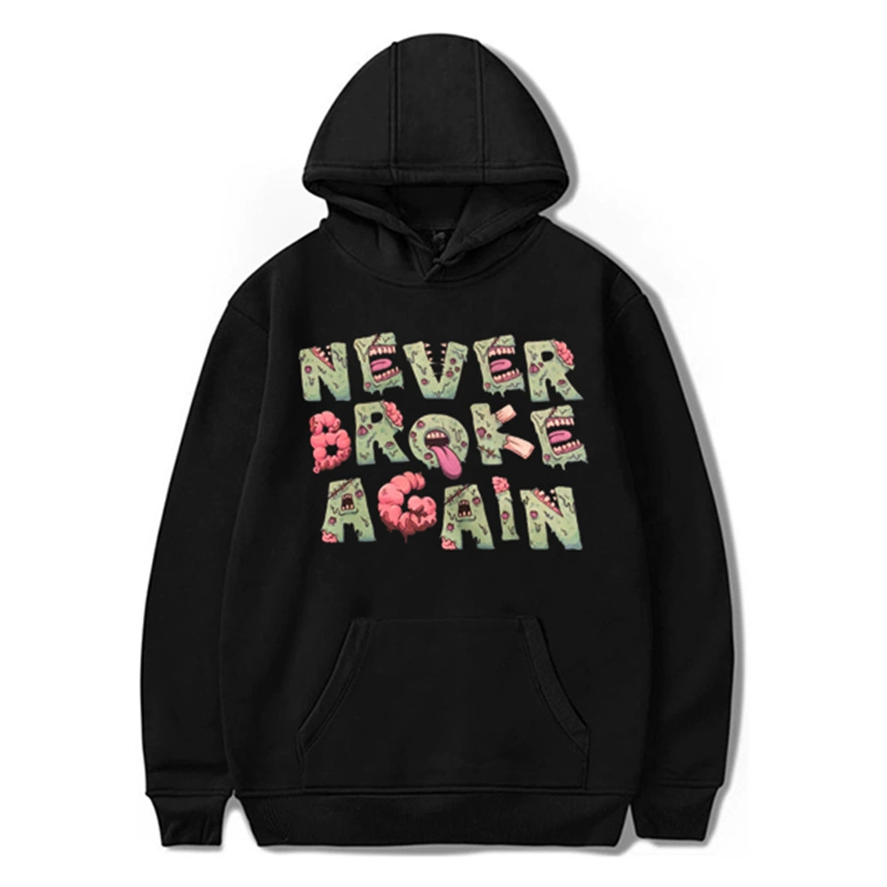 Худи с капюшоном в хип-хоп стиле Rapper Youngboy Never Broke Again