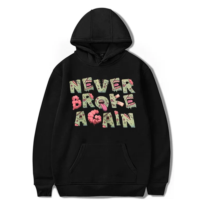 Худи с капюшоном в хип-хоп стиле Rapper Youngboy Never Broke Again