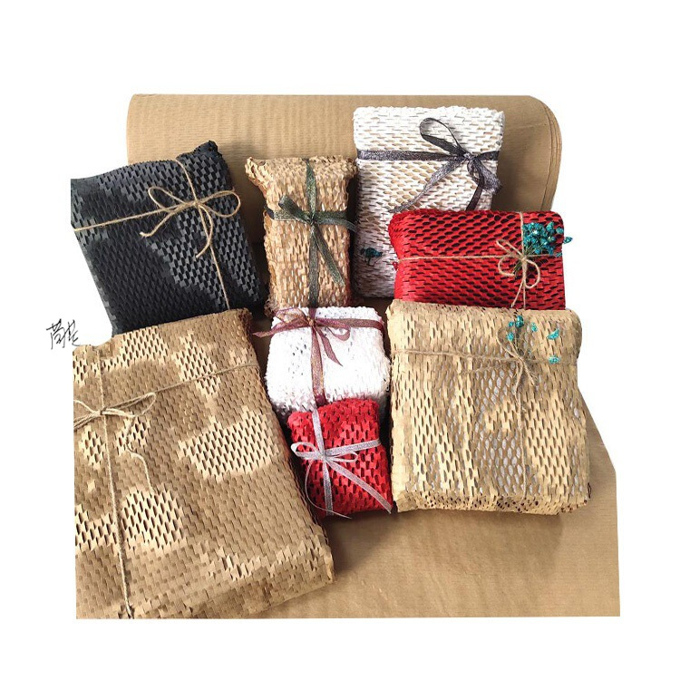 蜂窝网格纸红酒瓷器网格蜂窝填充裹包装纸礼物易碎品纸垫水果鲜花