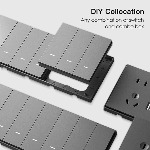 Doodle Zigbee Smart Switch and Plug Panel Supports Amazon Xiaomi Voice Control, Zero Fire Bluetooth, Whole House