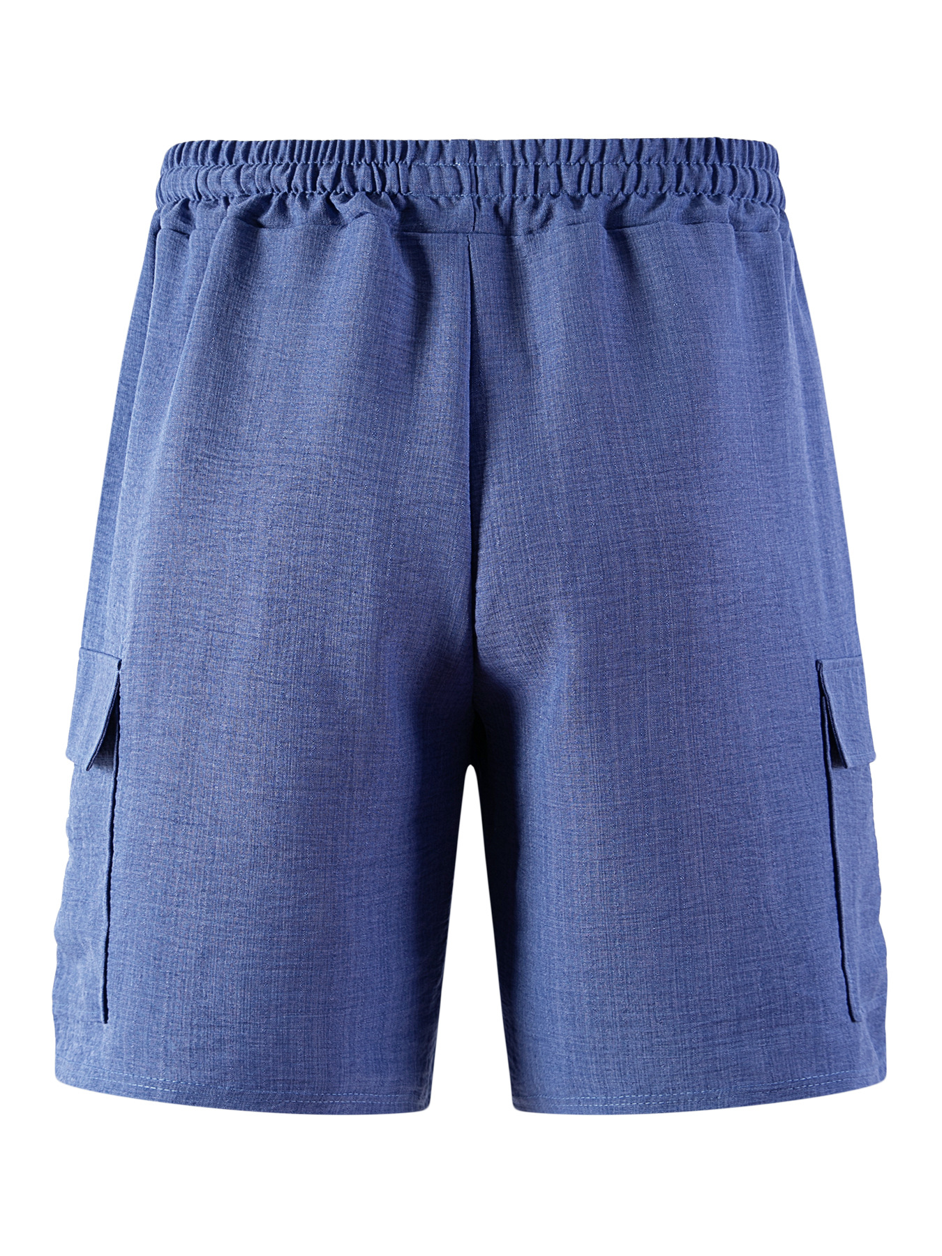 Men's Clothing Men's Retro Multi Pocket Cargo Shorts Casual Loose Fit Drawstring Sports Shorts For Formal & Casual_viptrois.com