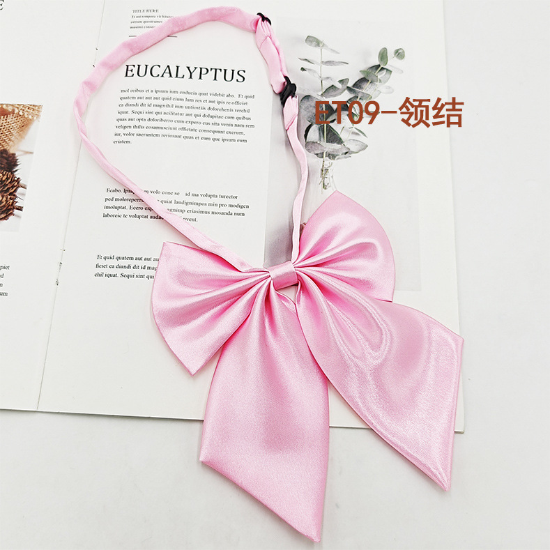 Spot de fábrica al por mayor conjunto de pajarita de corbata para niños de escuela primaria, corbata a rayas de color sólido, pajarita de raíz de plumas