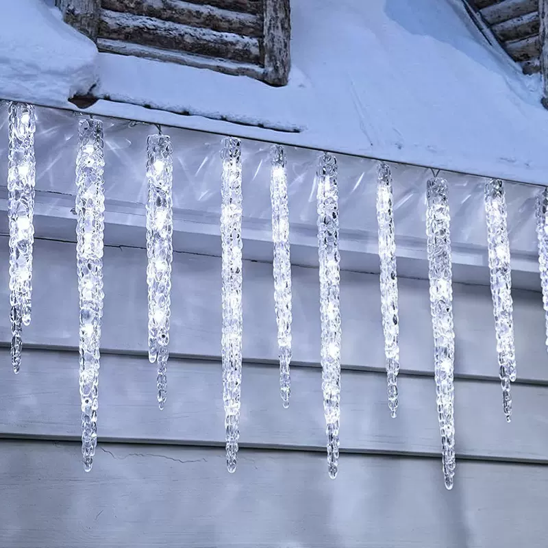 跨境热销冰锥灯 冰锥流星灯贴片冰条灯 户外防水流动节日圣诞装饰