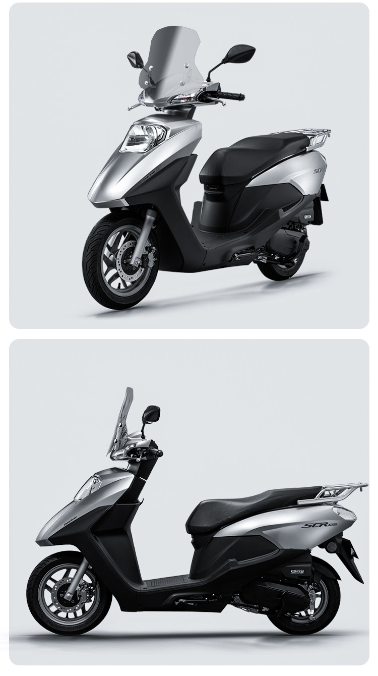 Suitable for Wuyang SCR125 Windshield Retro Pedal Motorcycle Universal Modified Parts Front Windshield Glass Windproof