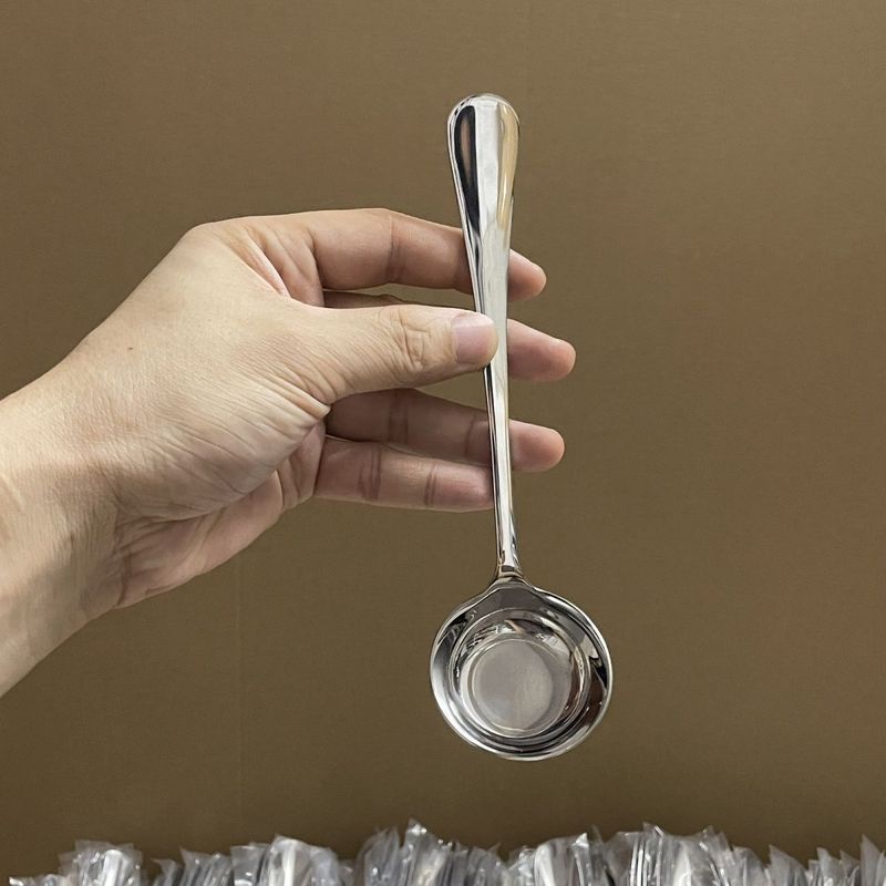 ステンレス製平底丸頭スプーン、韓国式丸頭スプーン、レストラン家庭用スプーン、スープスプーン、宮廷延スプーン、米粉スプーン|undefined