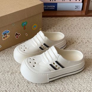 Eva Clogs 2025 Summer New Women's Outdoor Korean Street Style High-Value Comfortable DIY Outdoor Slippers