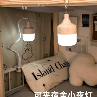 寝室床头吊灯悬挂可夹蚊帐内小夜灯学生宿舍内卷神器学习床上灯-阿里巴巴