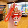 Cartoon toy, epoxy resin, keychain, strawberry, car keys, pendant, Birthday gift, wholesale