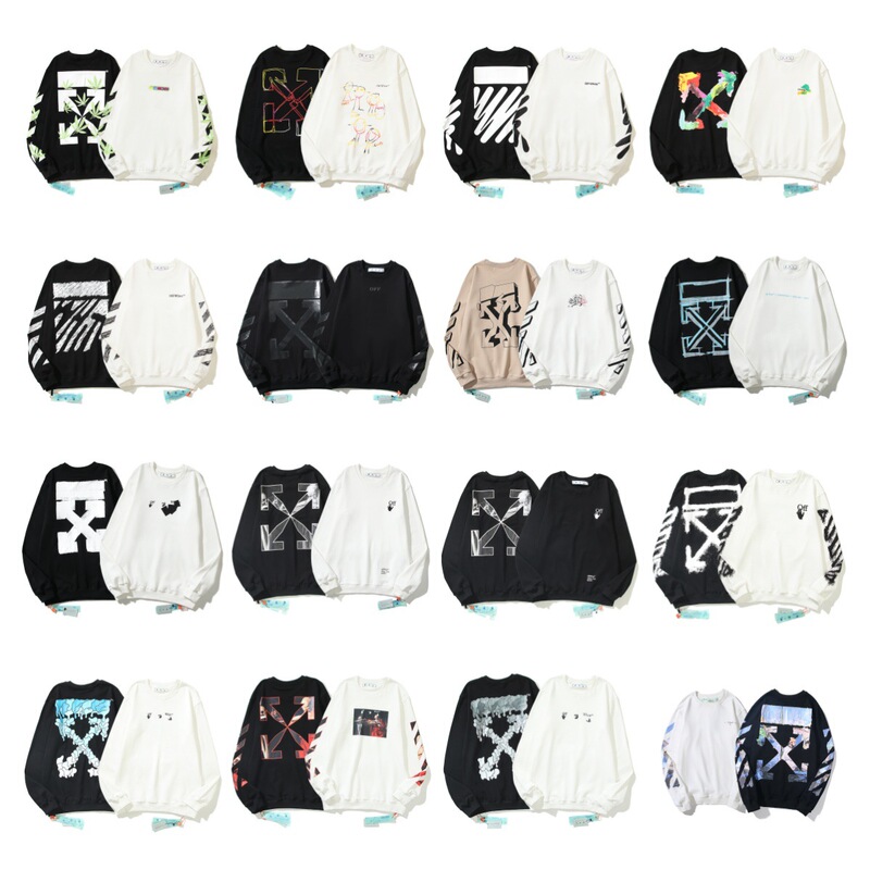 Complete with all three tags, high-quality Off-White cross arrow new model unisex couple's hoodie collection Complete with all three tags, high-quality Off-White cross arrow new model unisex couple's hoodie collection