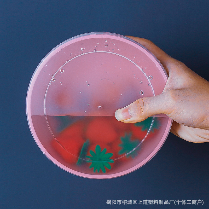 国境を越えた小麦わらの蓋付きの大きな丸い碗の家庭用の耐落下性の食事の碗のスープの碗のアイデアの泡の碗のプラスチックの碗の卸売り|undefined