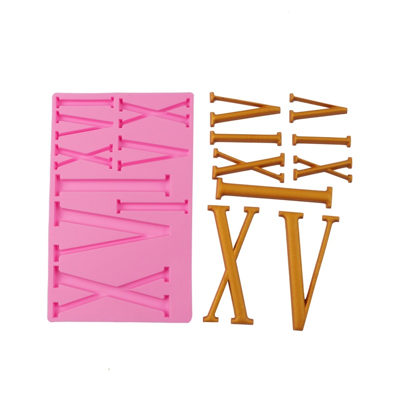 Silicona herramientas para hornear mayúscula fondant chocolate decoración de la torta del molde de silicona molde epoxi