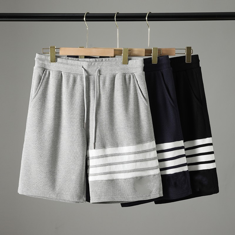 Four-way Bars Medium Pants Five-point Pants Summer Autumn Pants Men and Women Wear Couple Fashion 5-point Casual Sports Pants